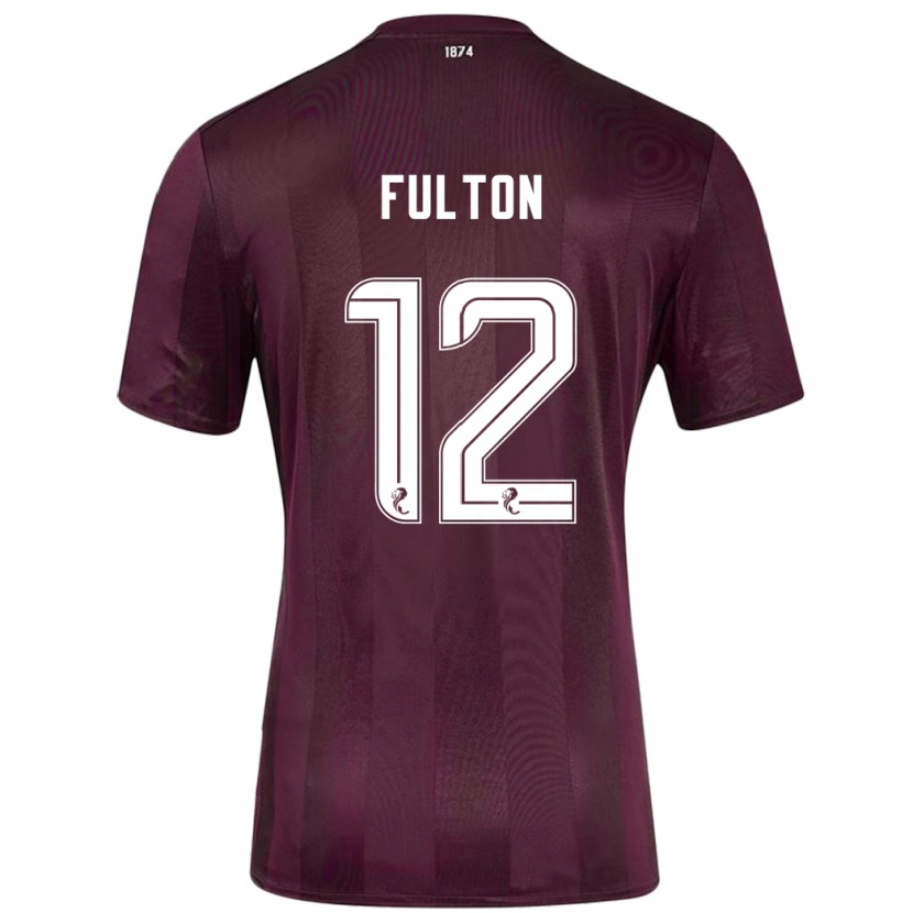 Danxen Kid Ryan Fulton #12 Burgundy Home Jersey 2024/25 T-Shirt