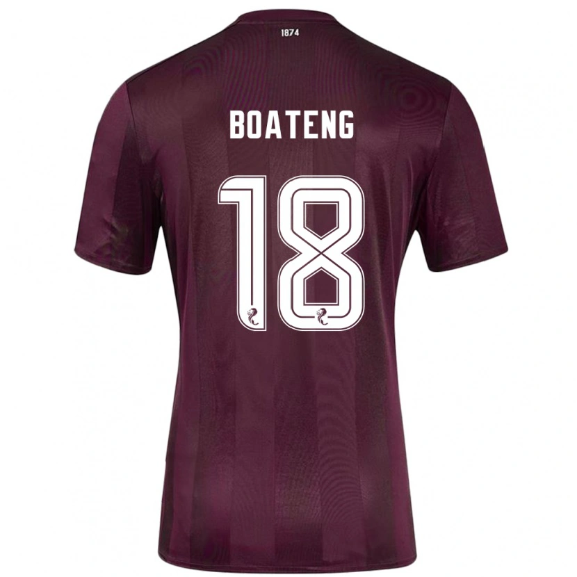 Danxen Kid Malachi Boateng #18 Burgundy Home Jersey 2024/25 T-Shirt