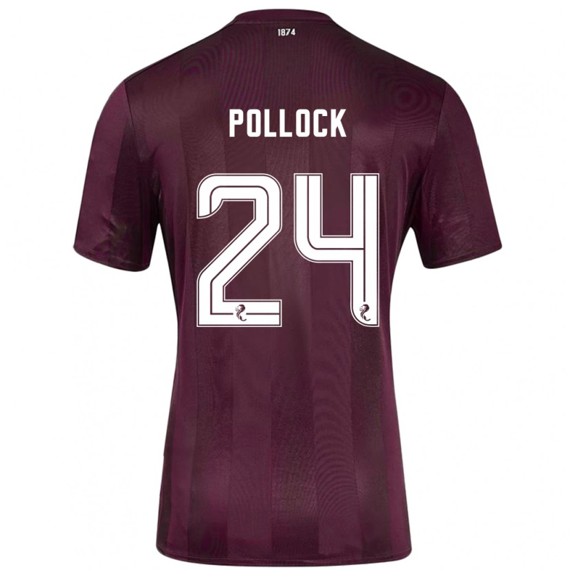 Danxen Kid Finlay Pollock #24 Burgundy Home Jersey 2024/25 T-Shirt