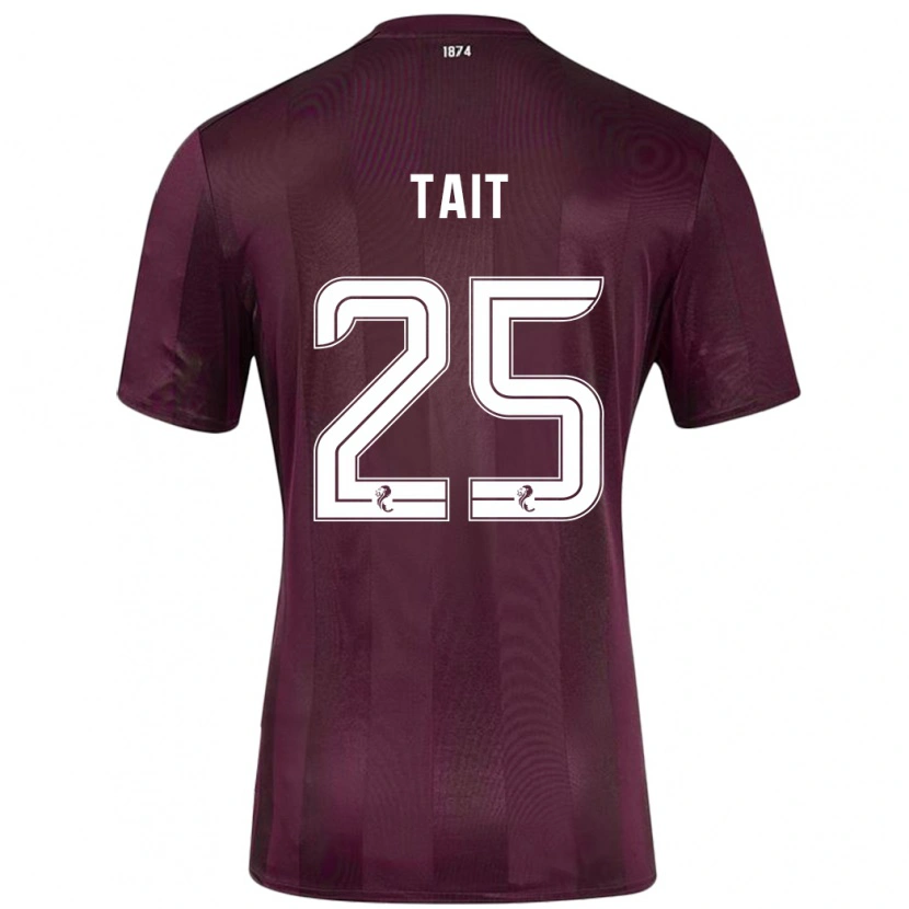 Danxen Kid Macaulay Tait #25 Burgundy Home Jersey 2024/25 T-Shirt