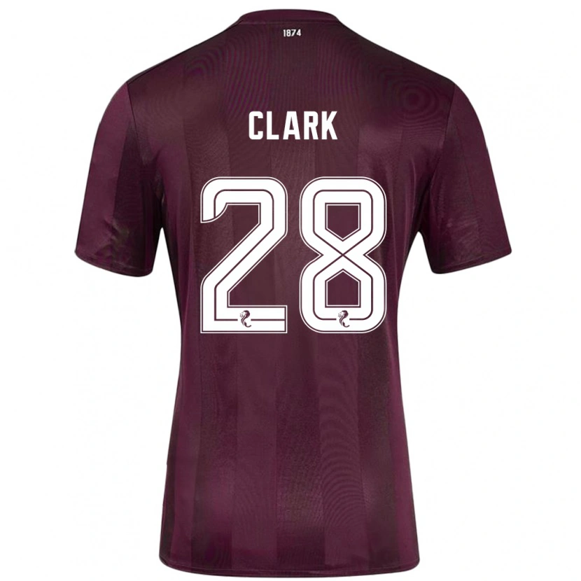 Danxen Kid Zander Clark #28 Burgundy Home Jersey 2024/25 T-Shirt