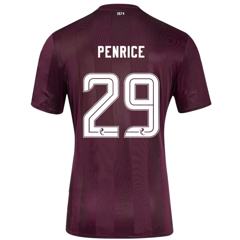 Danxen Kid James Penrice #29 Burgundy Home Jersey 2024/25 T-Shirt