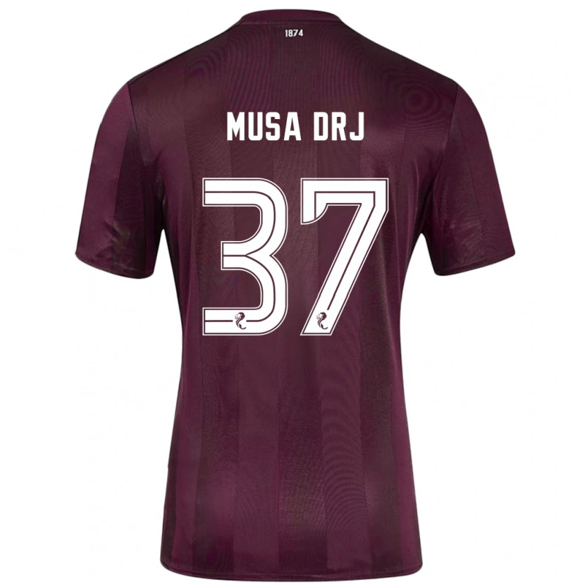 Danxen Kid Musa Drammeh #37 Burgundy Home Jersey 2024/25 T-Shirt