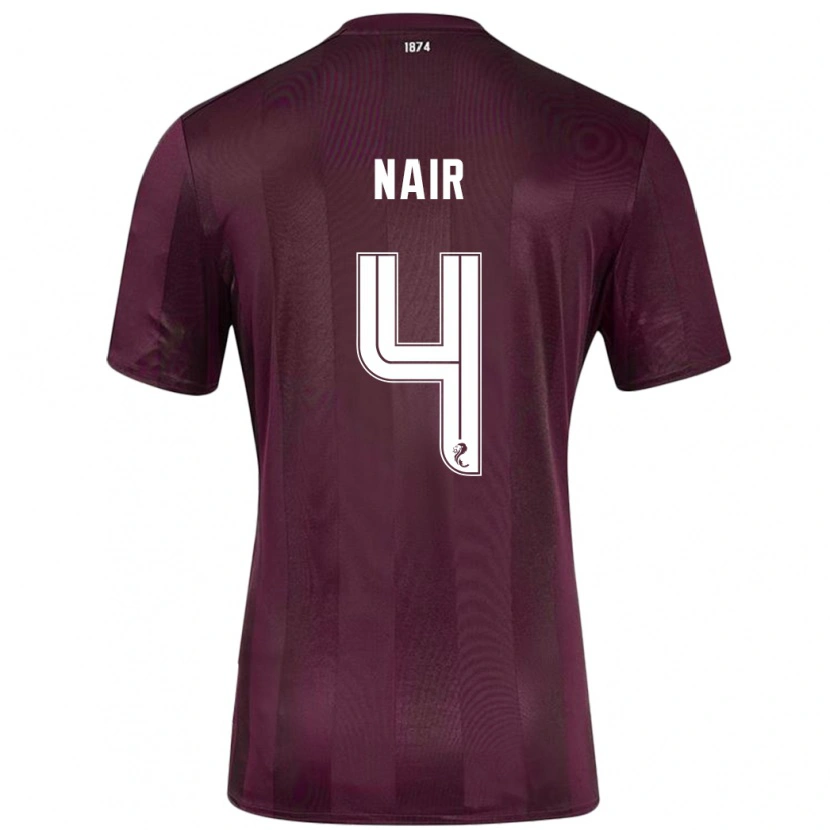 Danxen Kid Kenzi Nair #4 Burgundy Home Jersey 2024/25 T-Shirt