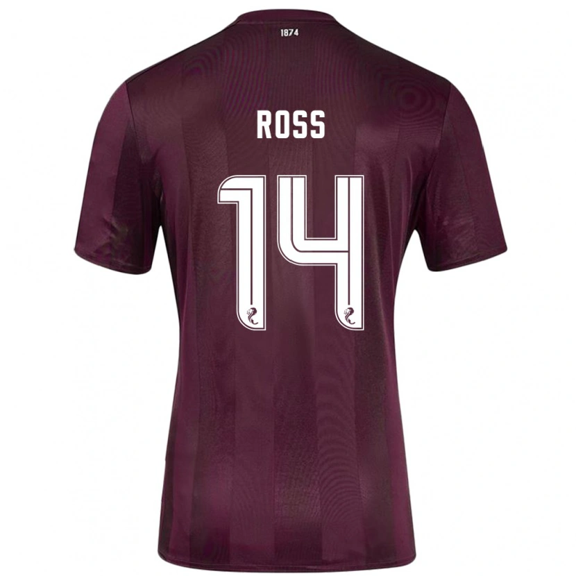 Danxen Kid Mackenzie Ross #14 Burgundy Home Jersey 2024/25 T-Shirt