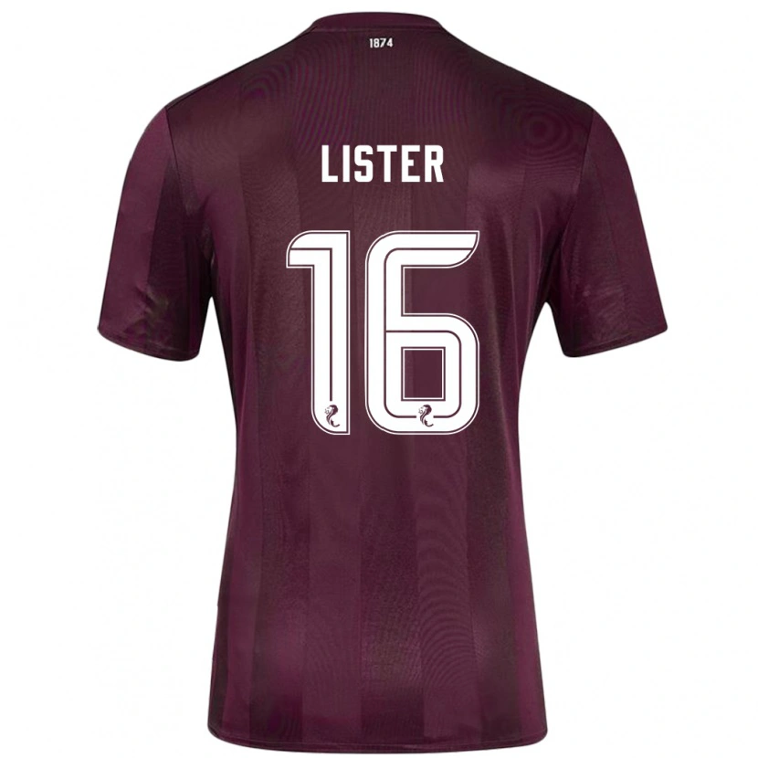 Danxen Kid Henry Lister #16 Burgundy Home Jersey 2024/25 T-Shirt