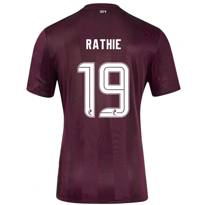 Danxen Kid Luke Rathie #19 Burgundy Home Jersey 2024/25 T-Shirt