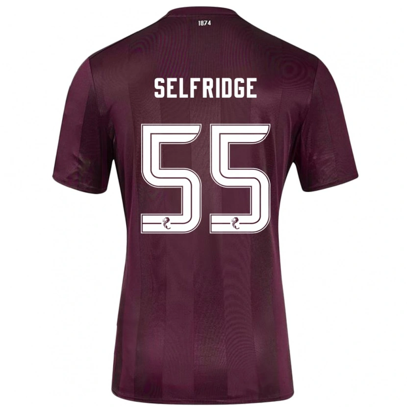 Danxen Kid Louis Selfridge #55 Burgundy Home Jersey 2024/25 T-Shirt