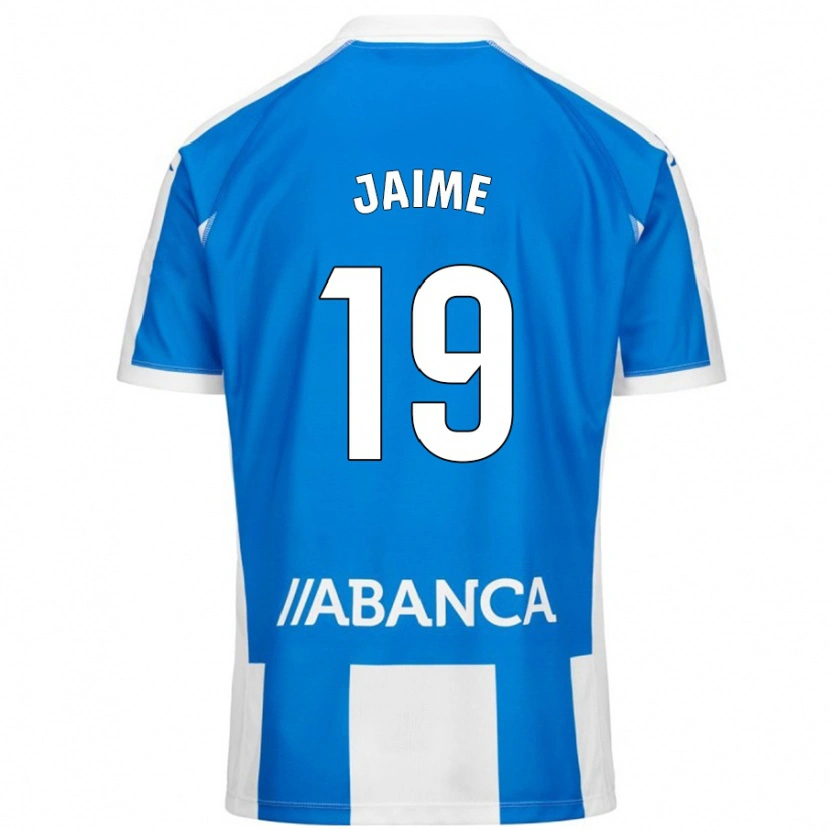 Danxen Kid Jaime Sánchez #19 Blue White Home Jersey 2024/25 T-Shirt