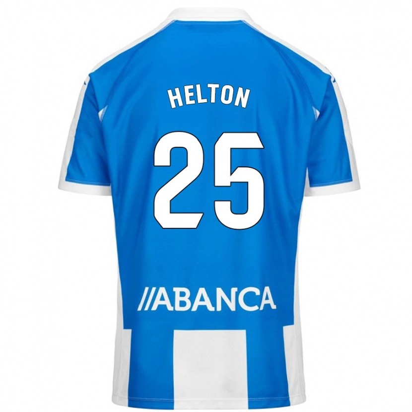 Danxen Kid Helton Leite #25 Blue White Home Jersey 2024/25 T-Shirt