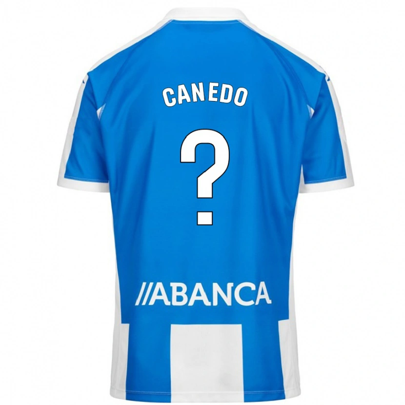 Danxen Kid Damián Canedo #0 Blue White Home Jersey 2024/25 T-Shirt