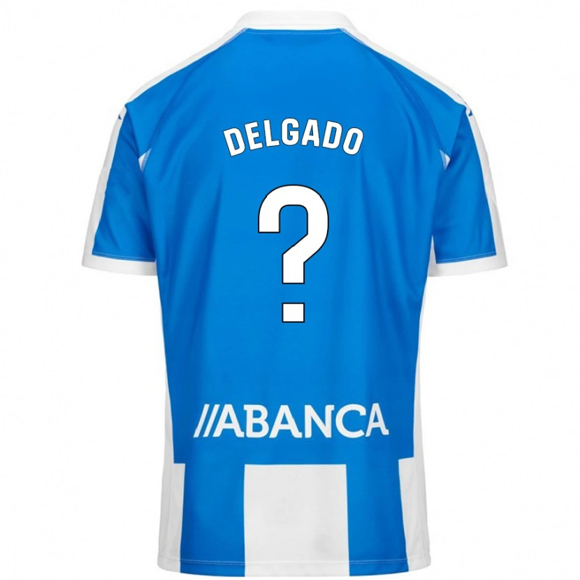 Danxen Kid Álex Delgado #0 Blue White Home Jersey 2024/25 T-Shirt