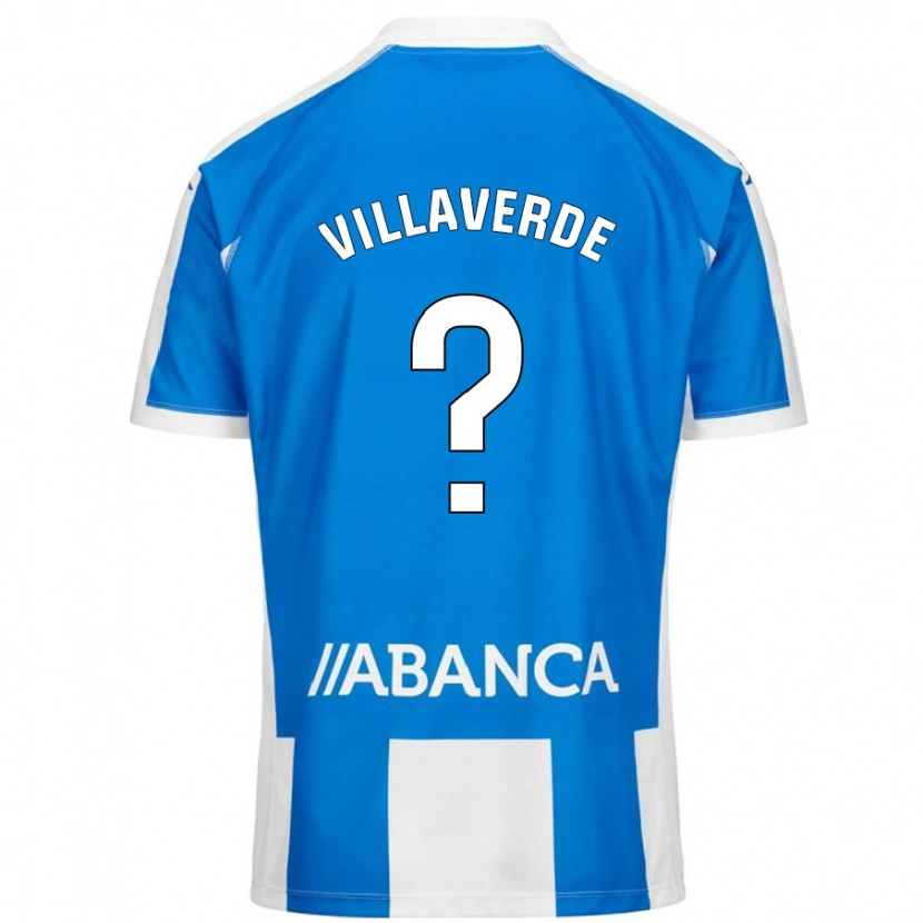 Danxen Kid Hugo Villaverde #0 Blue White Home Jersey 2024/25 T-Shirt