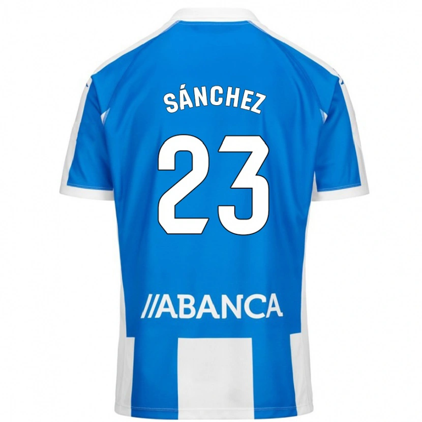 Danxen Kid Kevin Sánchez #23 Blue White Home Jersey 2024/25 T-Shirt