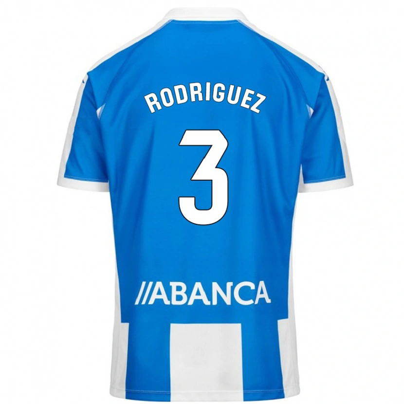 Danxen Kid Clara Rodríguez #3 Blue White Home Jersey 2024/25 T-Shirt