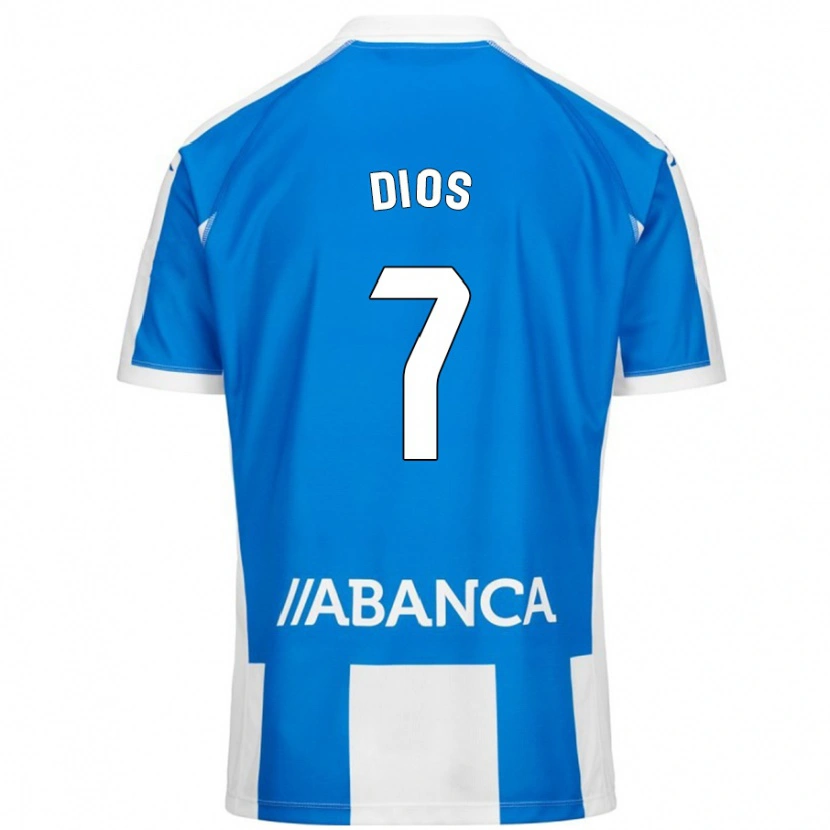 Danxen Kid Eva Dios #7 Blue White Home Jersey 2024/25 T-Shirt