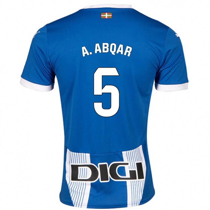 Danxen Kid Abdel Abqar #5 Blue Home Jersey 2024/25 T-Shirt