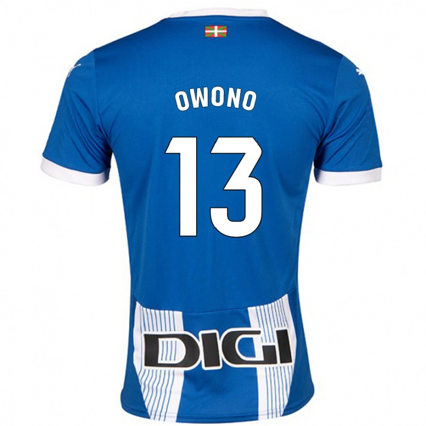 Danxen Kid Jesús Owono #13 Blue Home Jersey 2024/25 T-Shirt