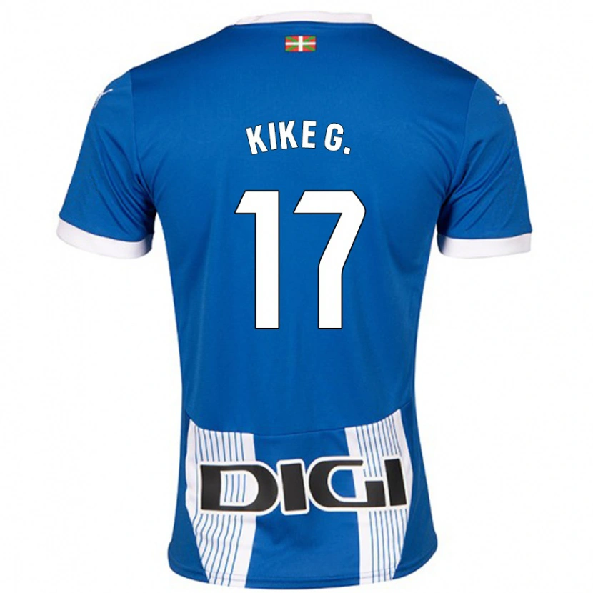 Danxen Kid Kike García #17 Blue Home Jersey 2024/25 T-Shirt