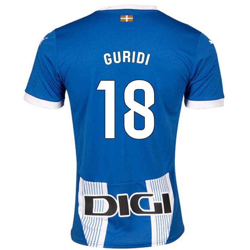 Danxen Kid Jon Guridi #18 Blue Home Jersey 2024/25 T-Shirt