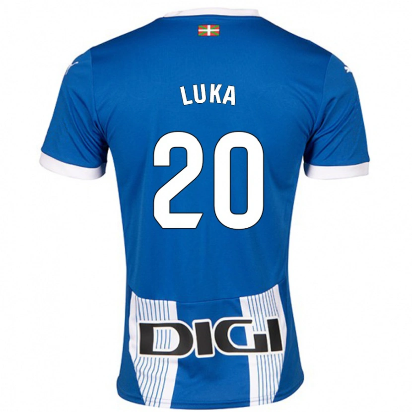 Danxen Kid Luka Romero #20 Blue Home Jersey 2024/25 T-Shirt