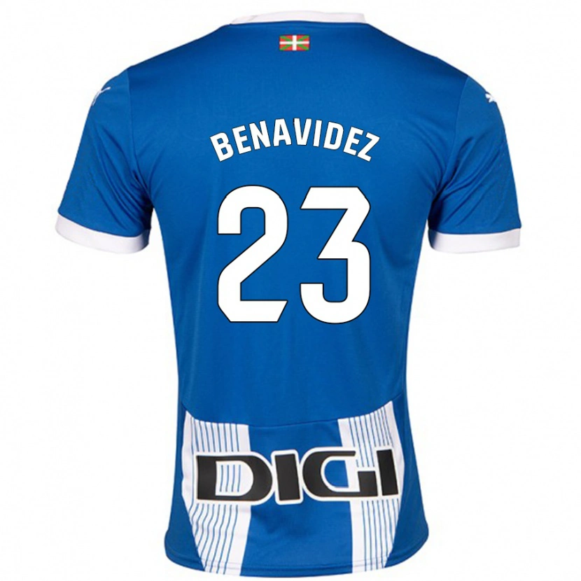 Danxen Kid Carlos Benavidez #23 Blue Home Jersey 2024/25 T-Shirt