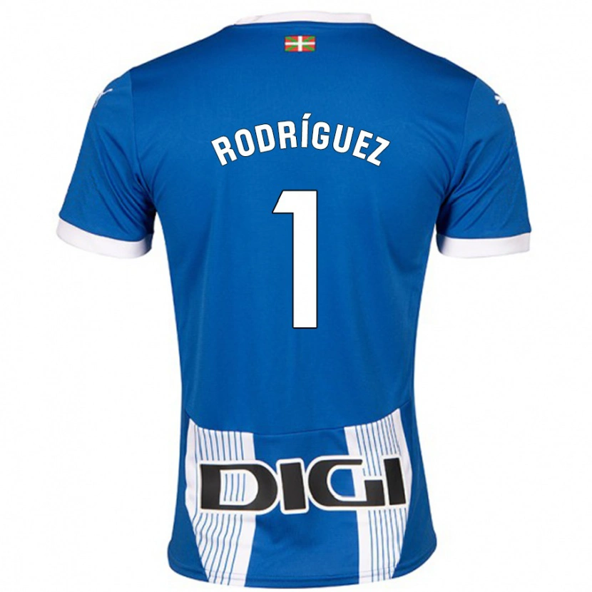 Danxen Kid Adrián Rodríguez #1 Blue Home Jersey 2024/25 T-Shirt