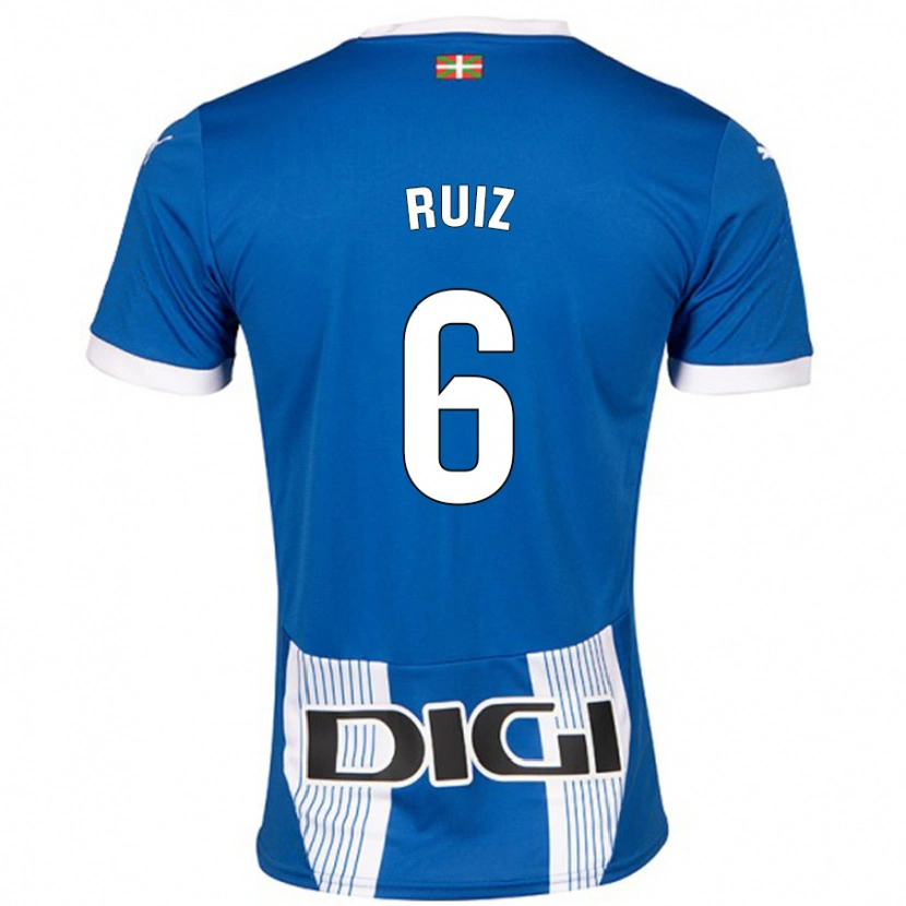 Danxen Kid Markel Ruiz #6 Blue Home Jersey 2024/25 T-Shirt