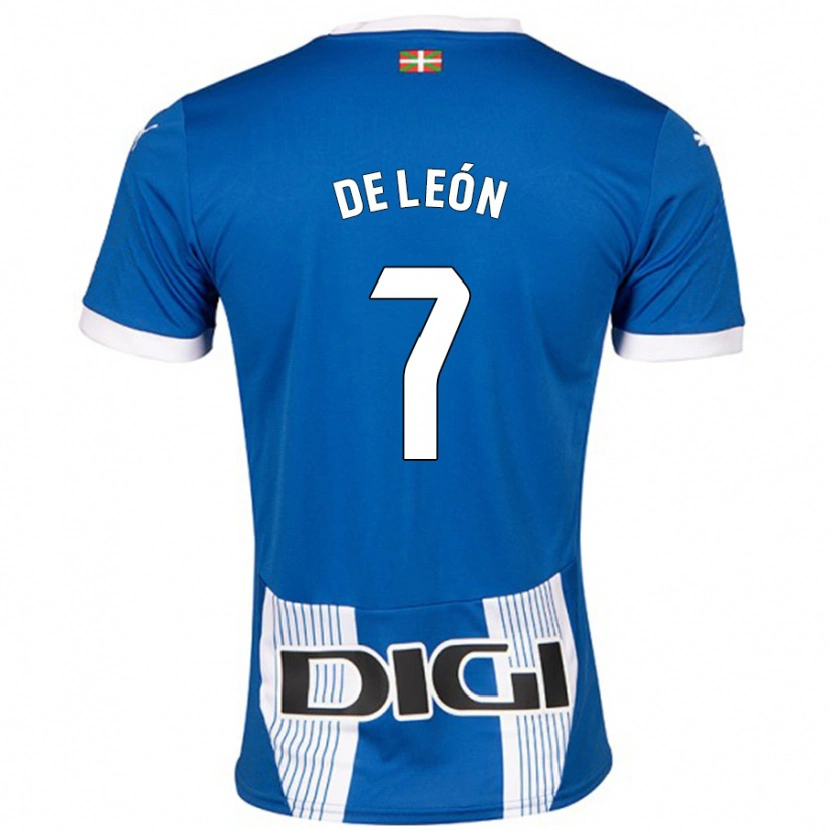 Danxen Kid José De León #7 Blue Home Jersey 2024/25 T-Shirt