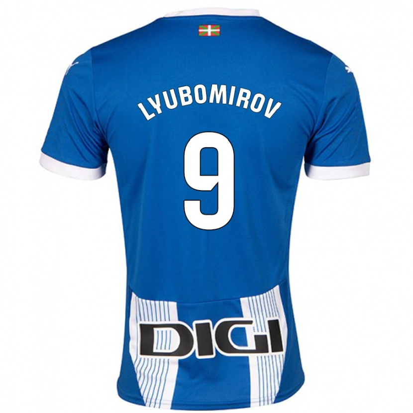 Danxen Kid Daniel Lyubomirov #9 Blue Home Jersey 2024/25 T-Shirt