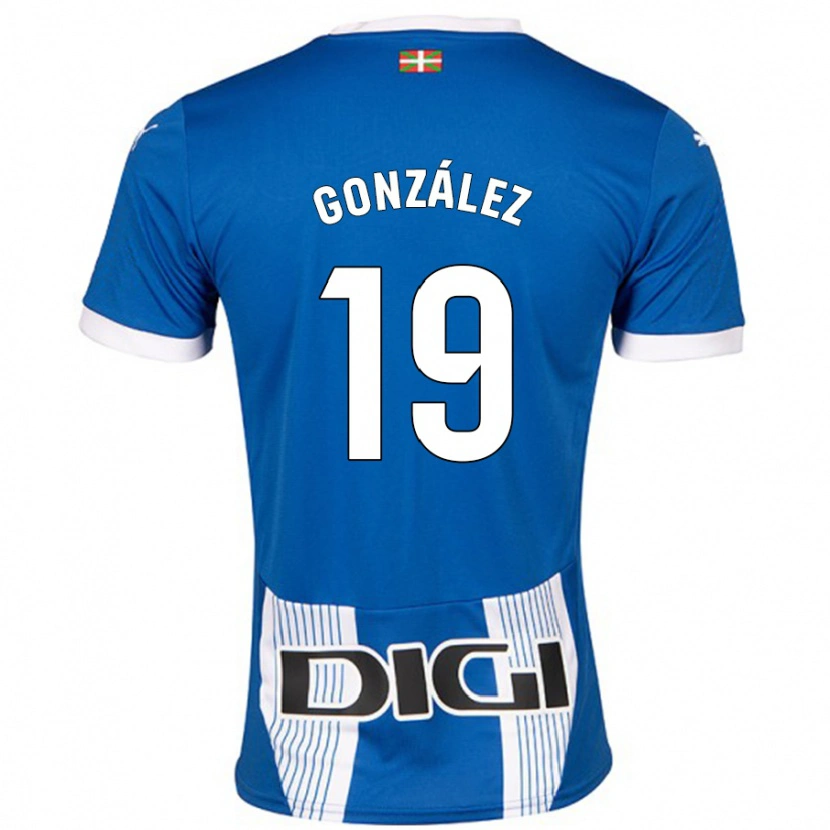 Danxen Kid Aimar González #19 Blue Home Jersey 2024/25 T-Shirt