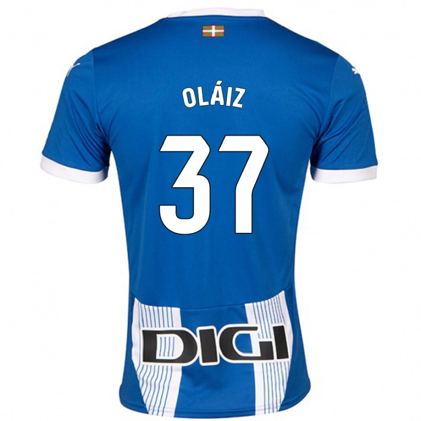 Danxen Kid Xanet Oláiz #37 Blue Home Jersey 2024/25 T-Shirt