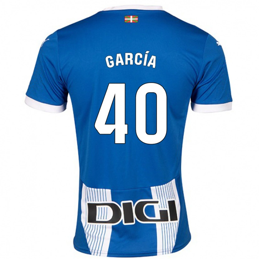 Danxen Kid Álvaro García #40 Blue Home Jersey 2024/25 T-Shirt