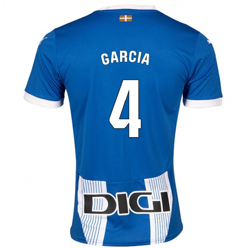 Danxen Kid Pichi García #4 Blue Home Jersey 2024/25 T-Shirt