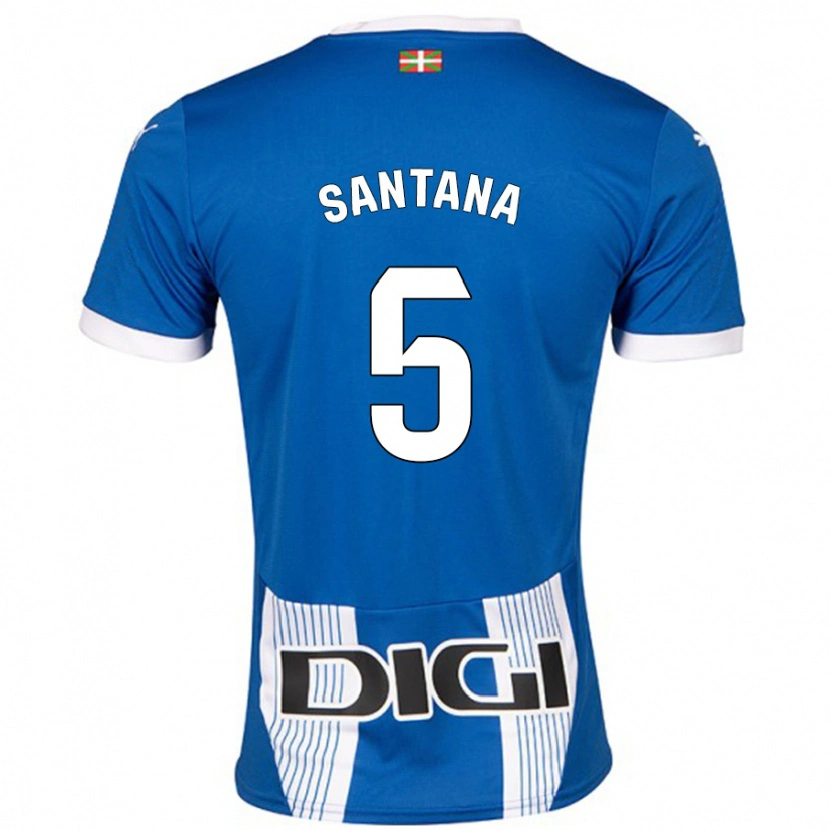 Danxen Kid Vanesa Santana #5 Blue Home Jersey 2024/25 T-Shirt