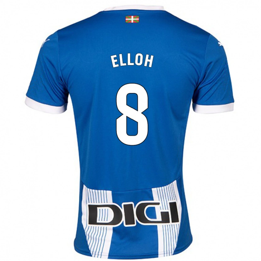 Danxen Kid Rebecca Elloh #8 Blue Home Jersey 2024/25 T-Shirt