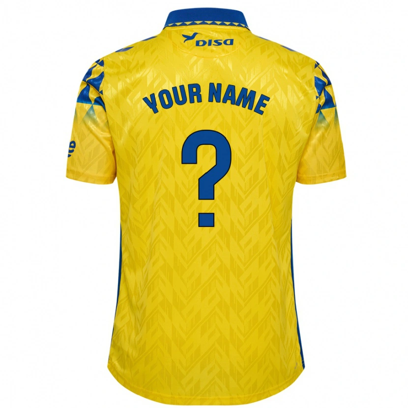 Danxen Kid Your Name #0 Yellow Blue Home Jersey 2024/25 T-Shirt