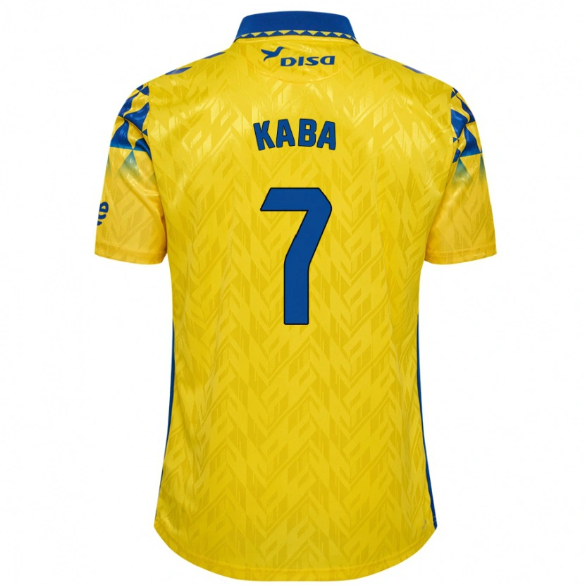 Danxen Kid Sory Kaba #7 Yellow Blue Home Jersey 2024/25 T-Shirt