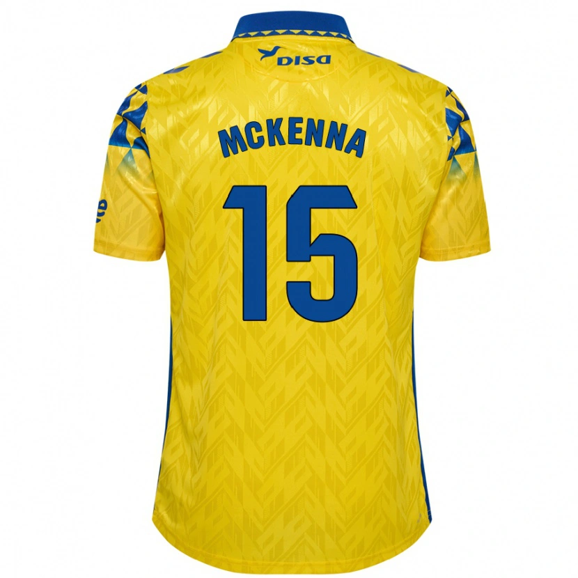 Danxen Kid Scott Mckenna #15 Yellow Blue Home Jersey 2024/25 T-Shirt