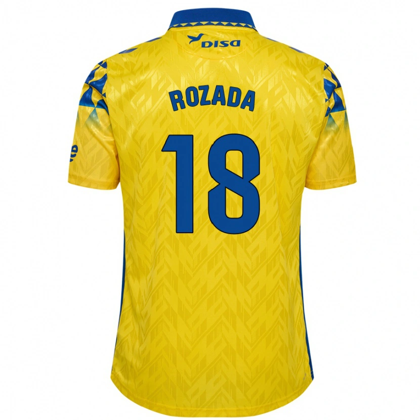 Danxen Kid Viti Rozada #18 Yellow Blue Home Jersey 2024/25 T-Shirt