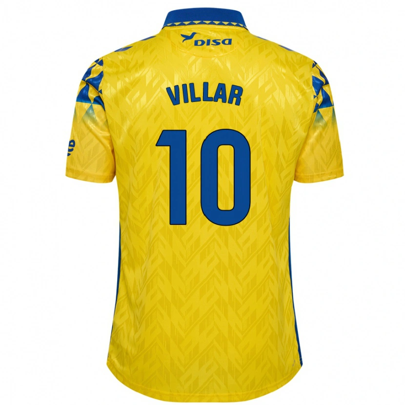 Danxen Kid Andy Villar #10 Yellow Blue Home Jersey 2024/25 T-Shirt