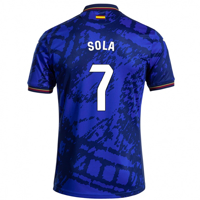 Danxen Kid Álex Sola #7 Darker Blue Home Jersey 2024/25 T-Shirt