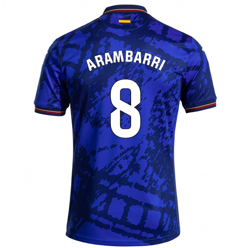 Danxen Kid Mauro Arambarri #8 Darker Blue Home Jersey 2024/25 T-Shirt