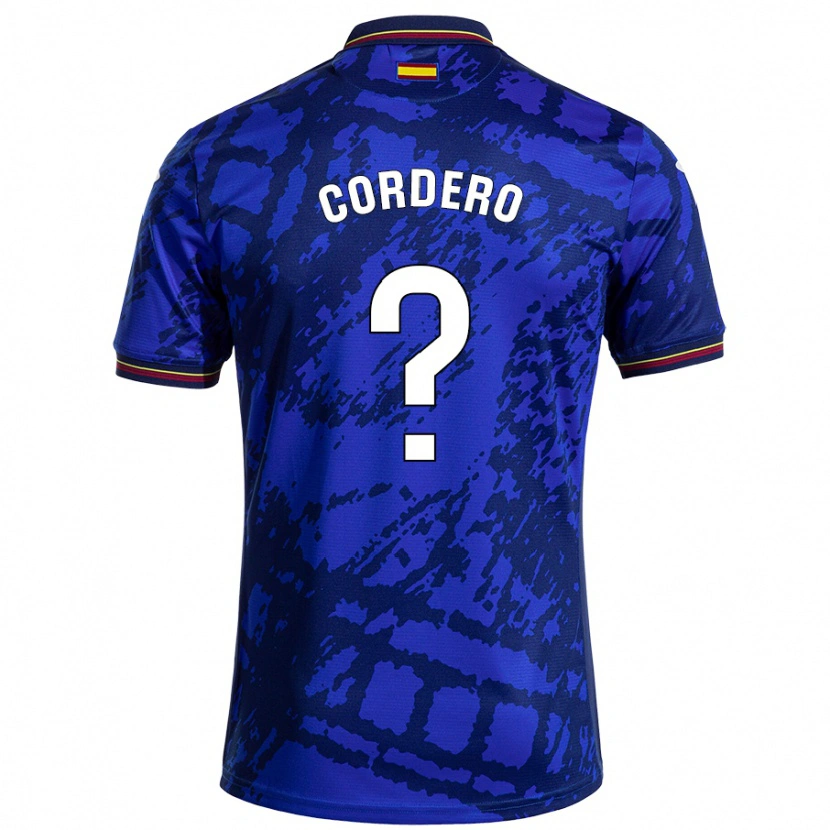 Danxen Kid Alberto Cordero #0 Darker Blue Home Jersey 2024/25 T-Shirt