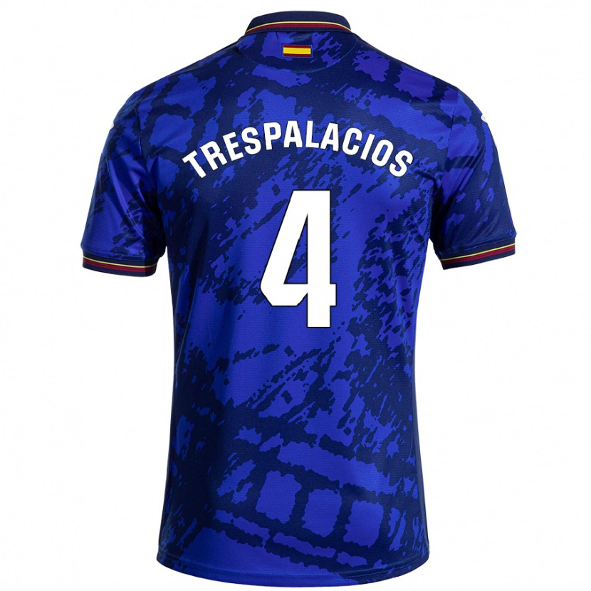 Danxen Kid Adrián Trespalacios #4 Darker Blue Home Jersey 2024/25 T-Shirt