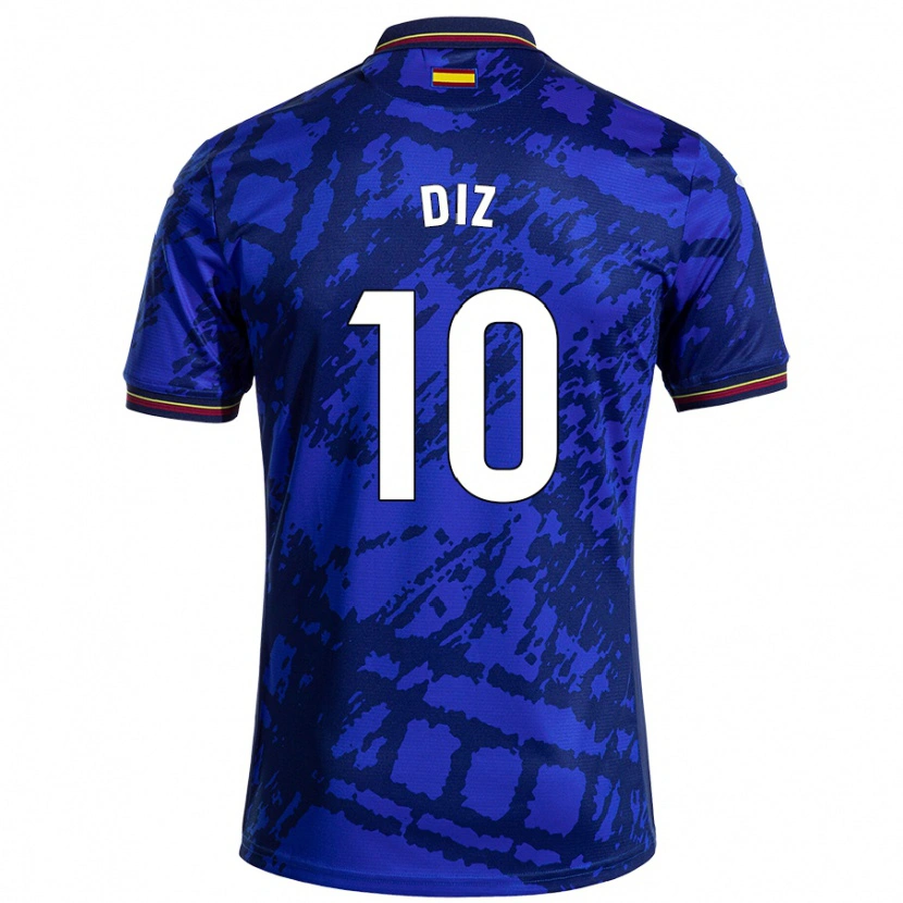 Danxen Kid Rafa Diz #10 Darker Blue Home Jersey 2024/25 T-Shirt