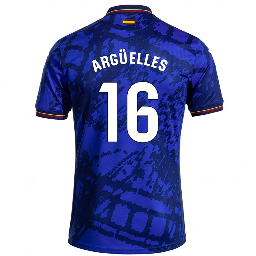 Danxen Kid David Argüelles #16 Darker Blue Home Jersey 2024/25 T-Shirt