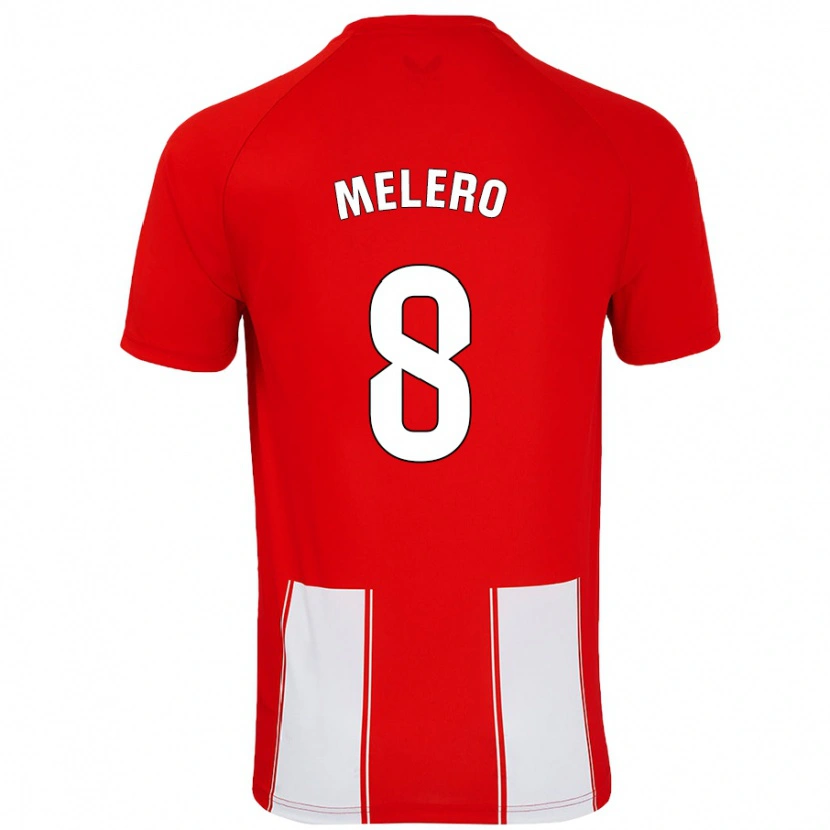 Danxen Kid Gonzalo Melero #8 Red White Home Jersey 2024/25 T-Shirt