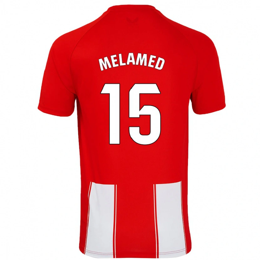 Danxen Kid Nico Melamed #15 Red White Home Jersey 2024/25 T-Shirt