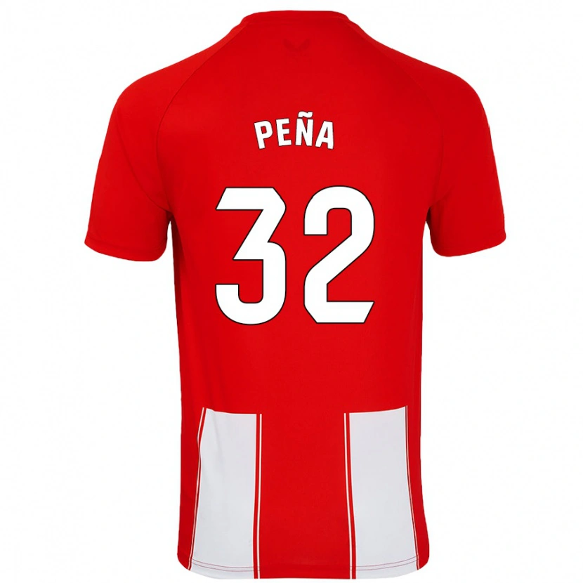 Danxen Kid Marcos Peña #32 Red White Home Jersey 2024/25 T-Shirt